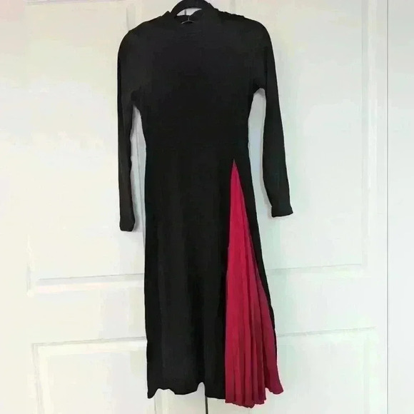 PRETTYGARDEN Women's Fall Long Sleeve Midi Dress Casual Ribbed Knit-NWT size  Sm - Picture 4 of 12